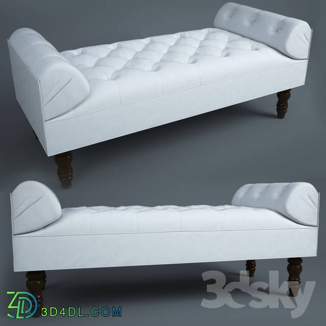 Other soft seating - Pouf Lorraine Upholstered Bench