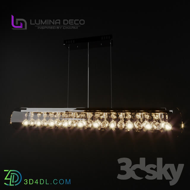 Ceiling light - _OM_ Crystal Chandelier Lumina Deco Briza D90