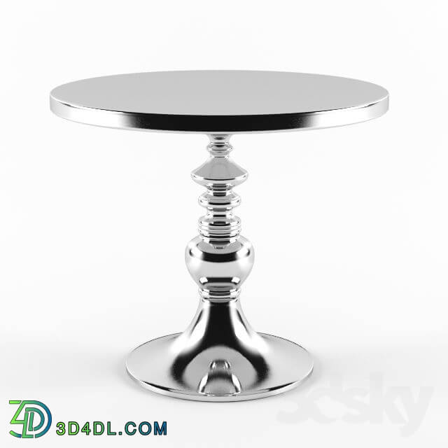 Table - Metal pedestal table