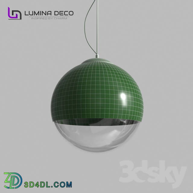 Ceiling light - _OM_ Pendant lamp Lumina Deco Ibiza chrome LDP 108 CHR