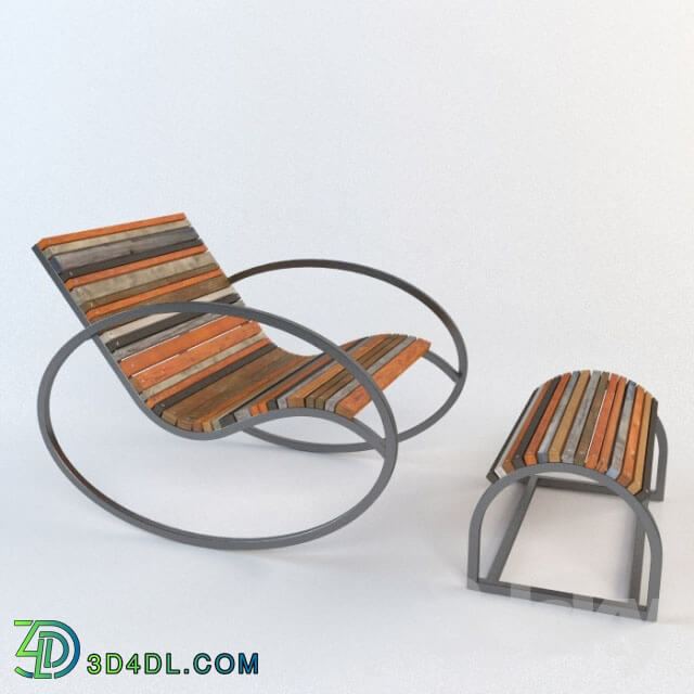 Arm chair - Rocking chair