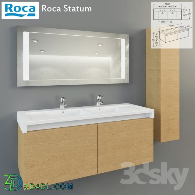 Bathroom furniture - Roca Stratum