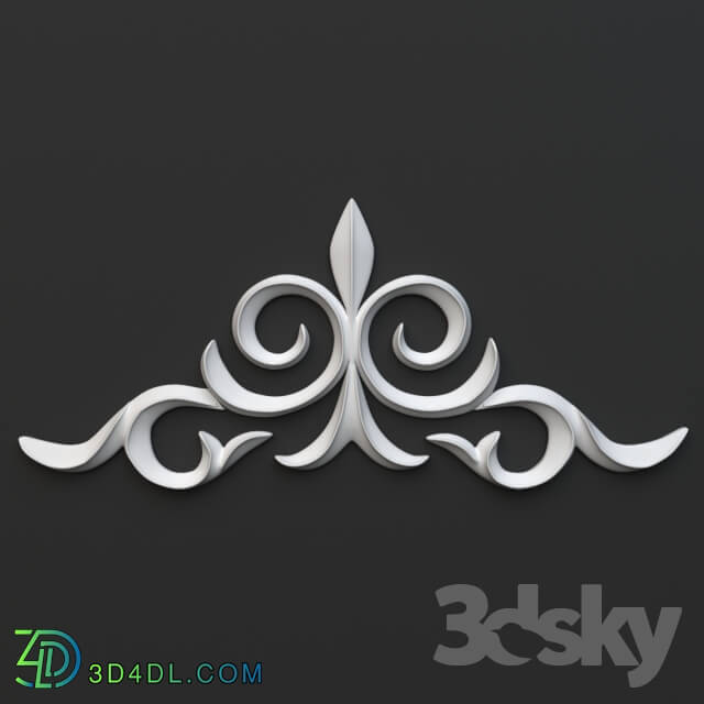 Decorative plaster - Kazakh Ornament