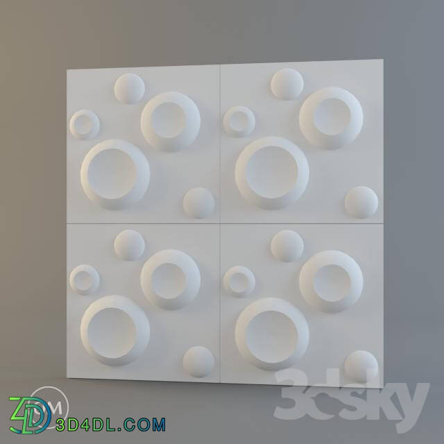 3D panel - _OM_ 3d wall panel _Artpole__ Spring