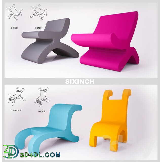 Chair - Flip Chairs from Sixinch