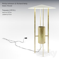 Floor lamp - Philip Johnson _ Richard Kelly Glass House 