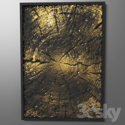 Other decorative objects - Decor for wall. Panel. Log 