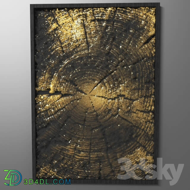 Other decorative objects - Decor for wall. Panel. Log