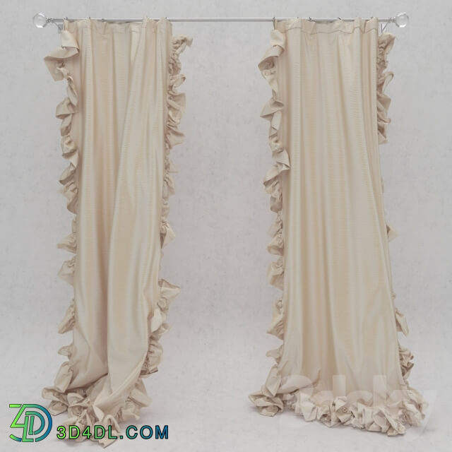 Curtain - Shabby Chic Curtain