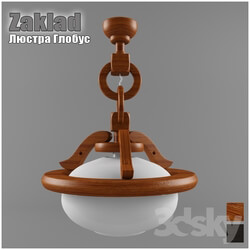 Ceiling light - lustra Zaklad 37A-globus 