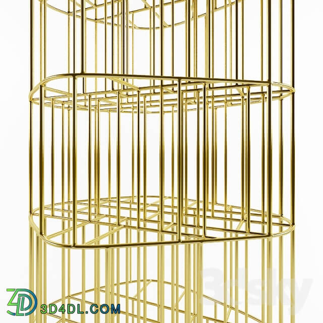 Other - Golden Cage _Ceccotti_ _90x70x200_