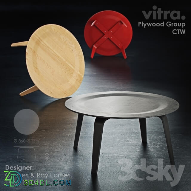 Table - Vitra. Plywood Group - CTW