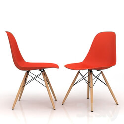 Chair - Vitra Eames Plastic Side Chair DSW 