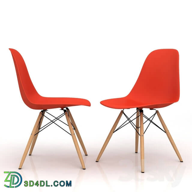 Chair - Vitra Eames Plastic Side Chair DSW