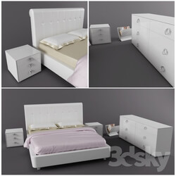 Bed - Bedroom Furniture Kelebek M66 