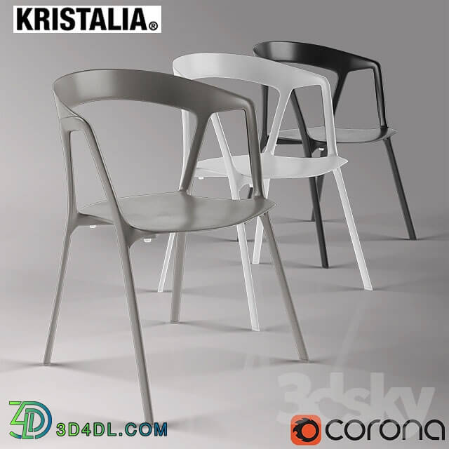 Chair - Chair Kristalia Compas