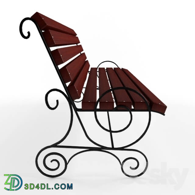 Other architectural elements - Bench-forged