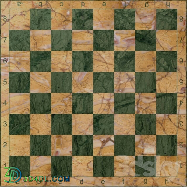 Stone - Chessboard made of marble