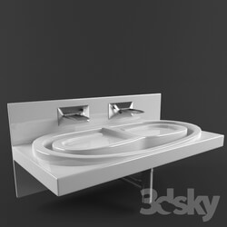 Wash basin - Twin washbasin 