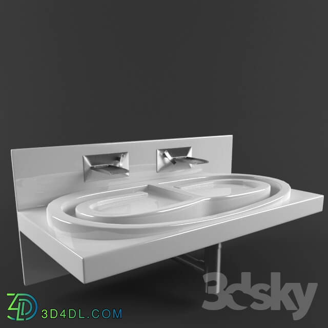 Wash basin - Twin washbasin