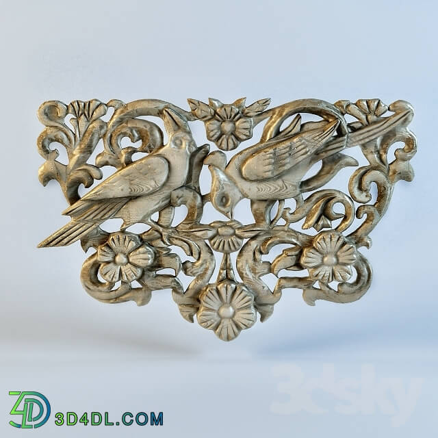 Decorative plaster - carved element