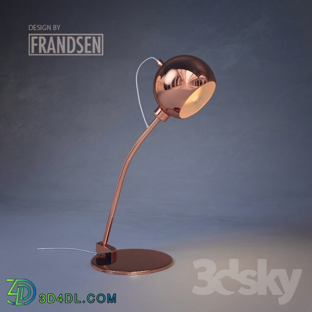 Table lamp - Frandsen Ball Desk Lamp in Copper