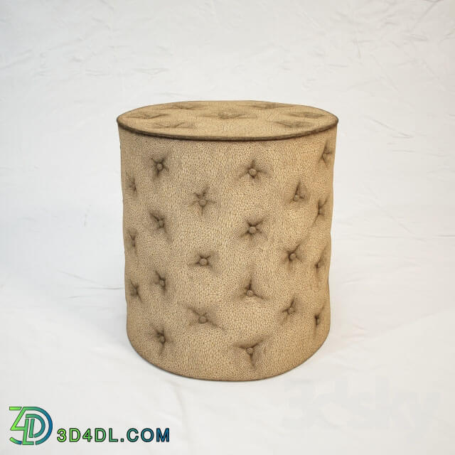 Other soft seating - Aura brass stool