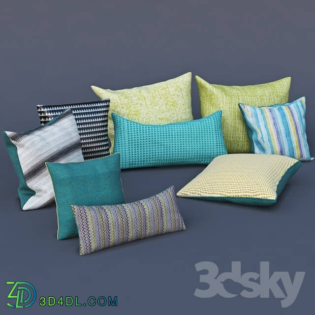 Pillows - Pillows with fabrics Harlequin