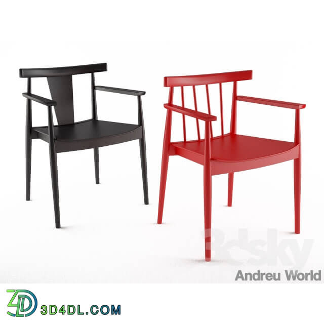 Chair - Andreu World SMILE SO 0333 and SO 0335
