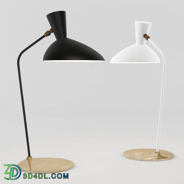 Table lamp - Austen large offset lamp