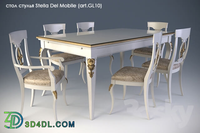 Table _ Chair - table chairs Stella Del Mobile _art.GL10_
