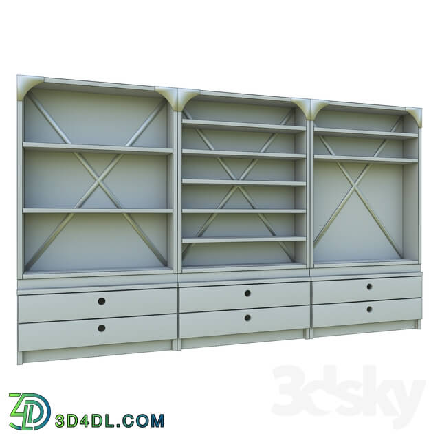 Wardrobe _ Display cabinets - Cabinet_ shelving