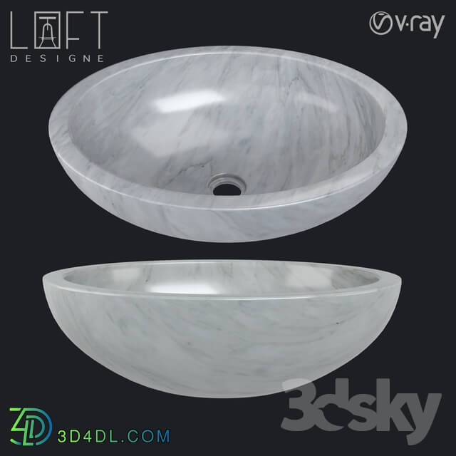 Wash basin - Sink LoftDesigne 3352 model