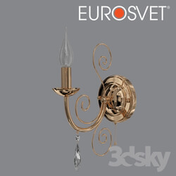 Wall light - OM Sconce Classic with Eurosvet 10094_1 Wispa crystal 