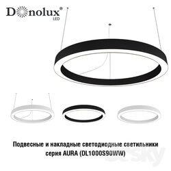 Ceiling light - Suspended _ Surface mounted LED lamp Donolux DL1000S90WW 
