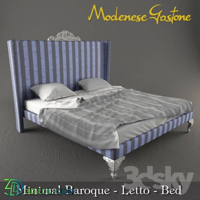 Bed - 42205 Letto - Bed-Minimal baroque-Modenese Gastone