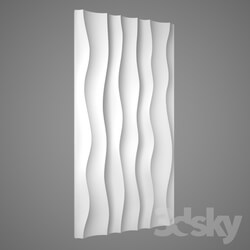 Other decorative objects - Decorative 3D panels from plaster _DUNA_ 