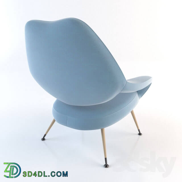 Arm chair - Poltrona Frau - DU 55 - Gambe Legno