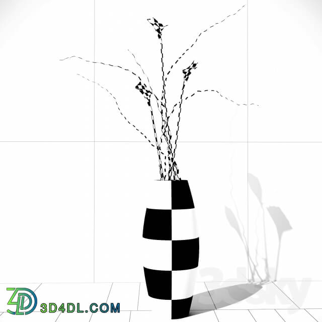 Plant - Flowers and vase for decoration