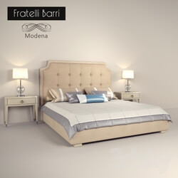 Bed - Bed pedestal Fratelli Barri Modena 