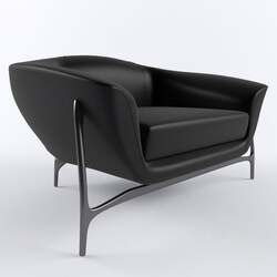 Arm chair - Mercedes-Benz Arm-chair style black 