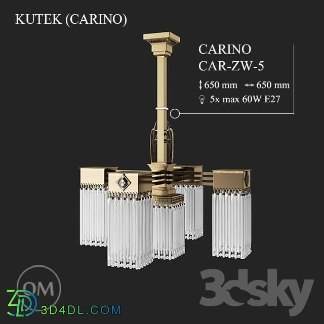Ceiling light - KUTEK _CARINO_ CAR-ZW-5
