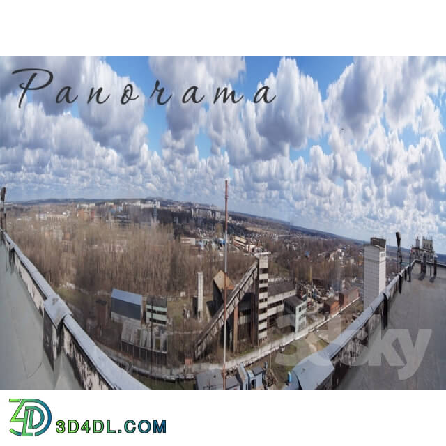 Panorama - industrial panorama