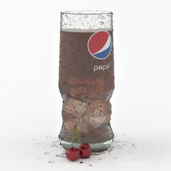 Food and drinks - A glass of Pepsi 