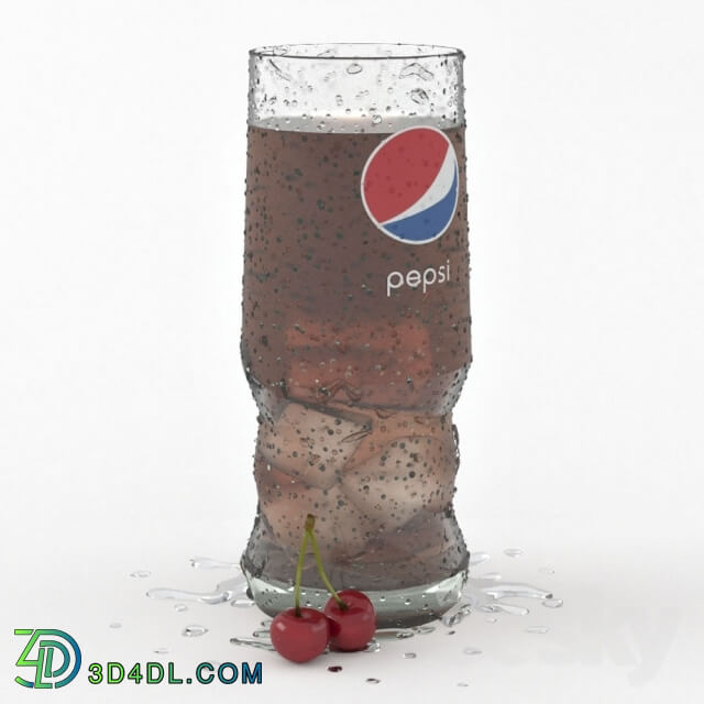 Food and drinks - A glass of Pepsi