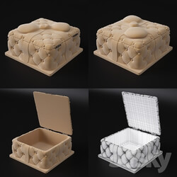 Other decorative objects - Suede box 