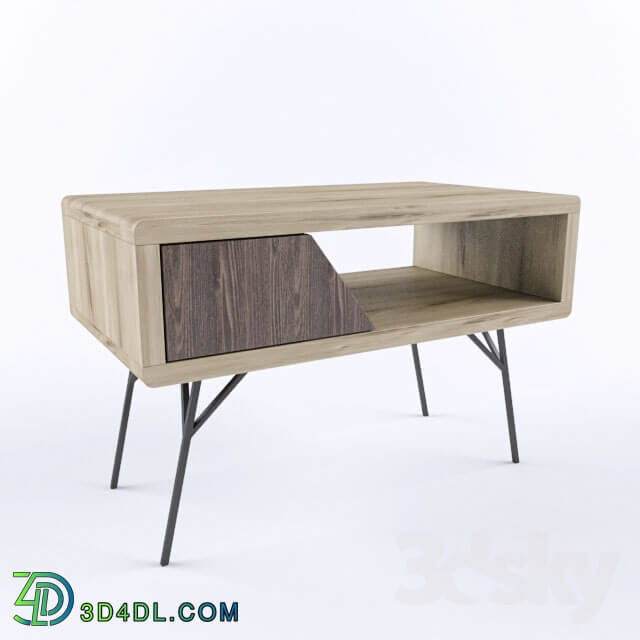 Table - MIMI - Rectangular oak console table