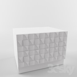 Sideboard _ Chest of drawer - curbstone based 3d panel Degesso 