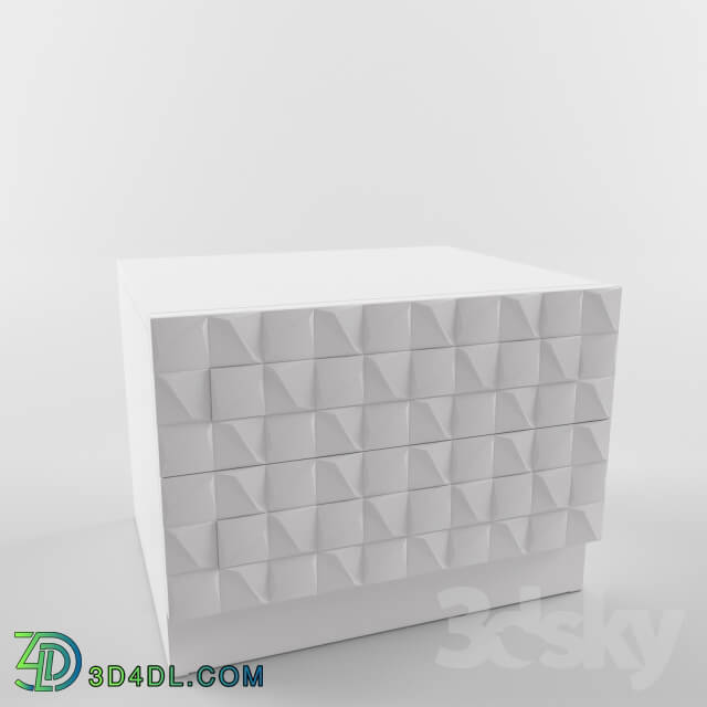 Sideboard _ Chest of drawer - curbstone based 3d panel Degesso