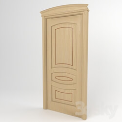 Doors - Classic wooden door 